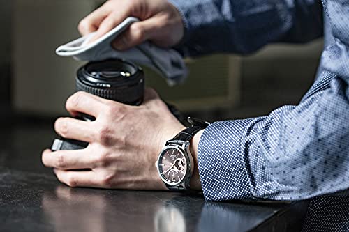 Orient Star RK-AT0007N Men's Automatic Watch, Semi-Skeleton, Mechanical, Made in Japan, with 2-Year Manufacturer's Warranty, Open Heart, Brown