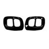 2pcs Glossy Black Stainless Steel For Mercedes Benz GLA Class X156 Car Exhaust Output Tail Cover Trim For Infiniti Q30