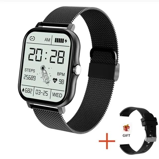 Orologio intelligente da uomo per donna Schermo touch completo Chiamata Bluetooth Orologio impermeabile GPS Sport Fitness Tracker Smartwatch Lady per Android iOS