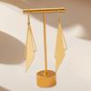 Fashionable Simple Geometric Triangle Earrings Sexual Niche Design Cold Wind Women's Earrings