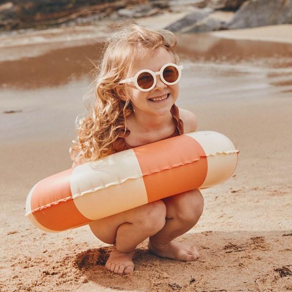 

Классическая поплавковая эмоциональная трубка для детей и взрослых, круглая трубка для водных игр, детская коралловая луна (..., 1 шт., корейские водные забавы