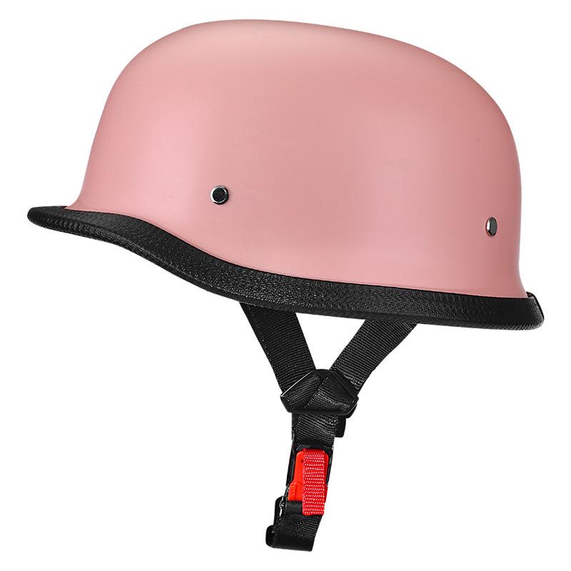 Retro Japanese Unisex ABS Half Helmet for Electric Motorcycles