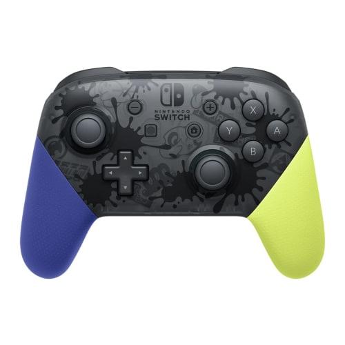 [Genuine Nintendo Product] Nintendo Switch Pro Controller Splatoon 3 Edition ([.co.jp Limited] Nintendo Switch Logo Design Microfiber Cloth Included)