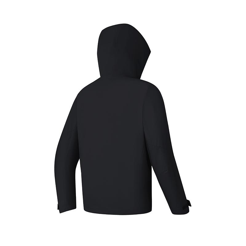 Fila Versatile Hooded Jacket Two-Piece Set Men Tops Deep-Black A11M511716FBK