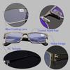 Metal Stainless Myopia Eyeglasses Computer Men Eyeglasses Half Frame Spectacles Anti Blue Ray Eyeglass -1.0 -1.5 -2.0 to -5.0 -6.0