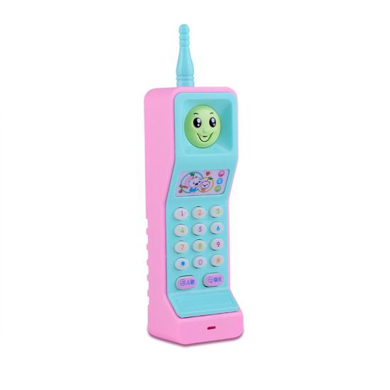 Cartoon Music Colorful Light Voice Electronic Mobile Phone Educational Kids Toy