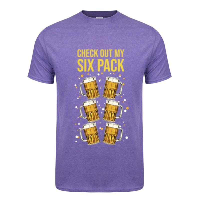 Check Out My Six Pack Funny Beer Tshirts Summer Casual Unisexs Tshirt Unisex T Shirt Oneck Top Unisex Tee Dy314