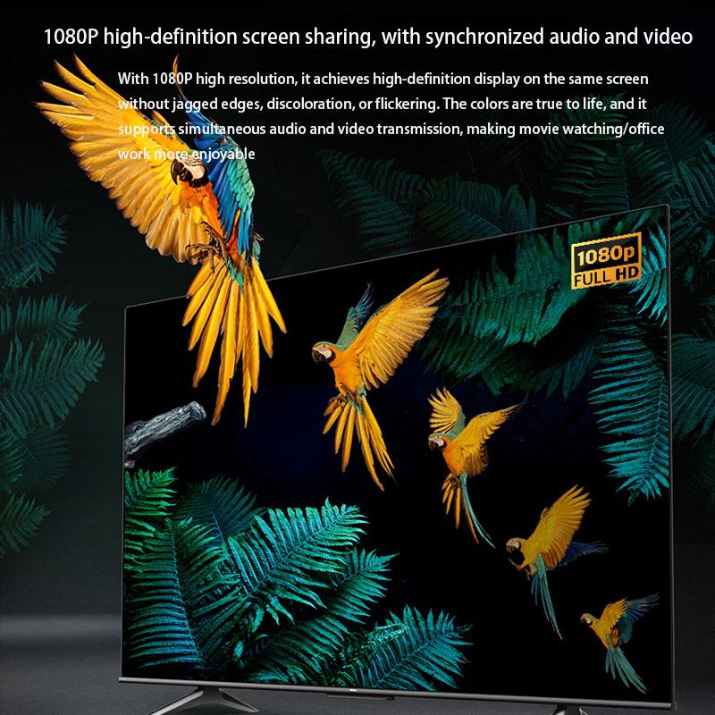 Video Adapter/Converter Wireless HD Transmitter Receiver 50m Extender Receiver HDMI-compatible Video Transmitter Screen Mirroring Screen Sharing