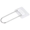 Clothes Hanger Organizer Stainless Steel UShape Wall Storage Rack for Bathroom Balcony White