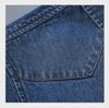 Men's Summer Denim Shirt - Large Size, Thin Cotton, Half-Sleeve, Slim Lapel Work Jacket