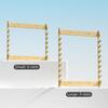 Bamboo Fishing Rod Storage Rack Wall Mounted Large Capacity Fishing Rod Display Rack Space Saving Fishing Rod Holder Living Room