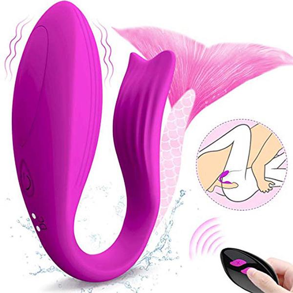 Vibrátor pro pár sexuální hračky pro pár Dospělí Ženy Intimní zboží Stimulátor klitorisu U Shape Wireless