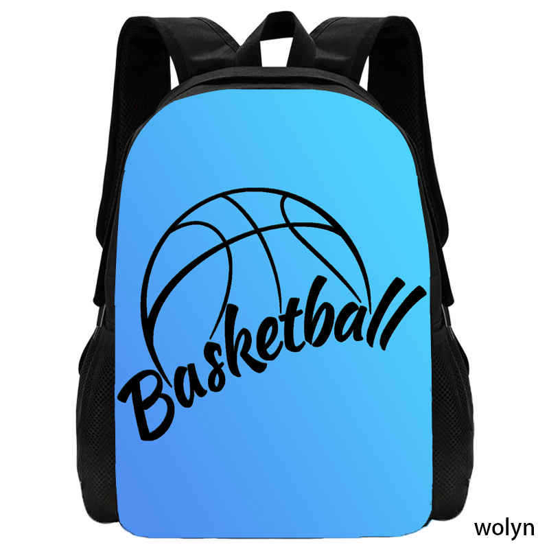 Basketball Basketball School Bag High Definition Printing Multifunctional Cross-Border Backpack