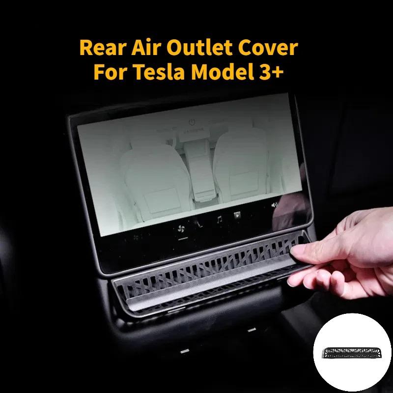 For Tesla Model Y Juniper/Model 3 Highland Rear Air Outlet Cover Air Condition Vent USB Charging Protector Net Anti Blocking Net