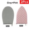 2PCS Washable Ironing Board Anti-scald Gloves Iron Pad Cover Mini Handheld Ironing Glove Heat-resistant Stain Ironing Board Mat
