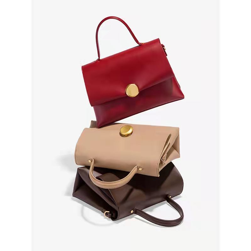 Red bridal bag spring and summer new trendy large-capacity textured wedding bag handbag women's niche wedding bag