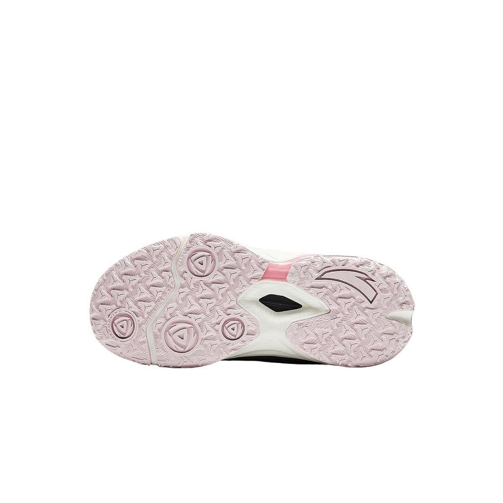 Anta Kids Fly Knight 8.0 Comfortable Non-Slip Wear-Resistant Breathable Low-Top Running Shoes Kids sneaker Black Dudun-Pink 322449963-3