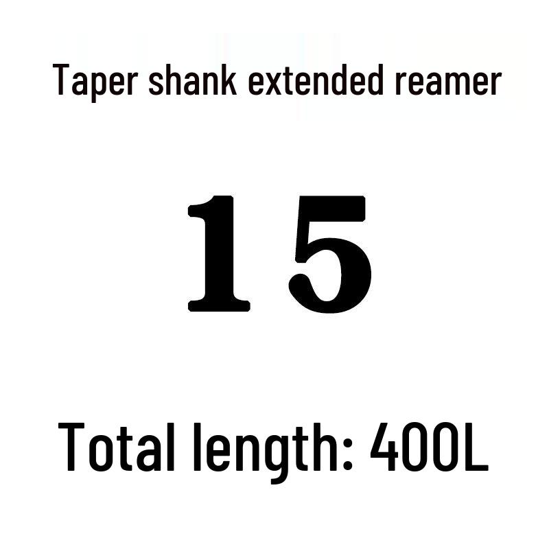 Extra Long High-Speed Steel Taper Shank Machine Reamer for Deep Holes, Sizes 16, 18, 20, 22, 24, 25, 30, 40