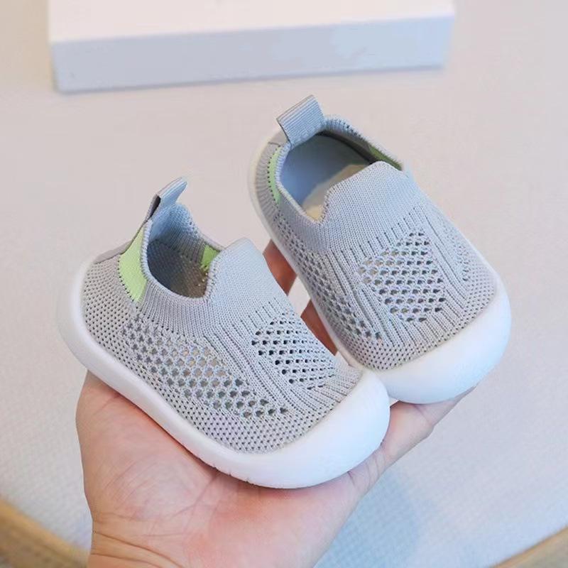 Summer Baby Walking Shoes: Soft Sole, Non-Slip Mesh, Breathable.