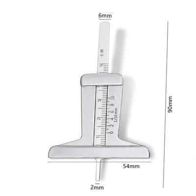 Auto Car Tyre Tread 0-60mm Depthometer Stainless Steel Depth Indicator Gauge Gage Motorcycle Trailer Van Wheel Measure Tools