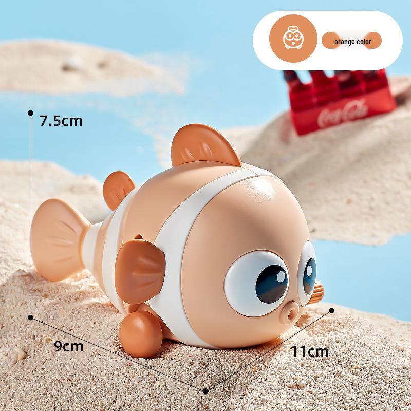 Infant & Toddler Wind-up Caterpillar and Clownfish Rocking Toy - Educational Baby Toy