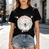 Vintage Maltese Lover Tee Cute Maltese Dog Face Print Unisex Unisex Cotton Short Sleeve Trendy Streetwear Gift For Dog Owners