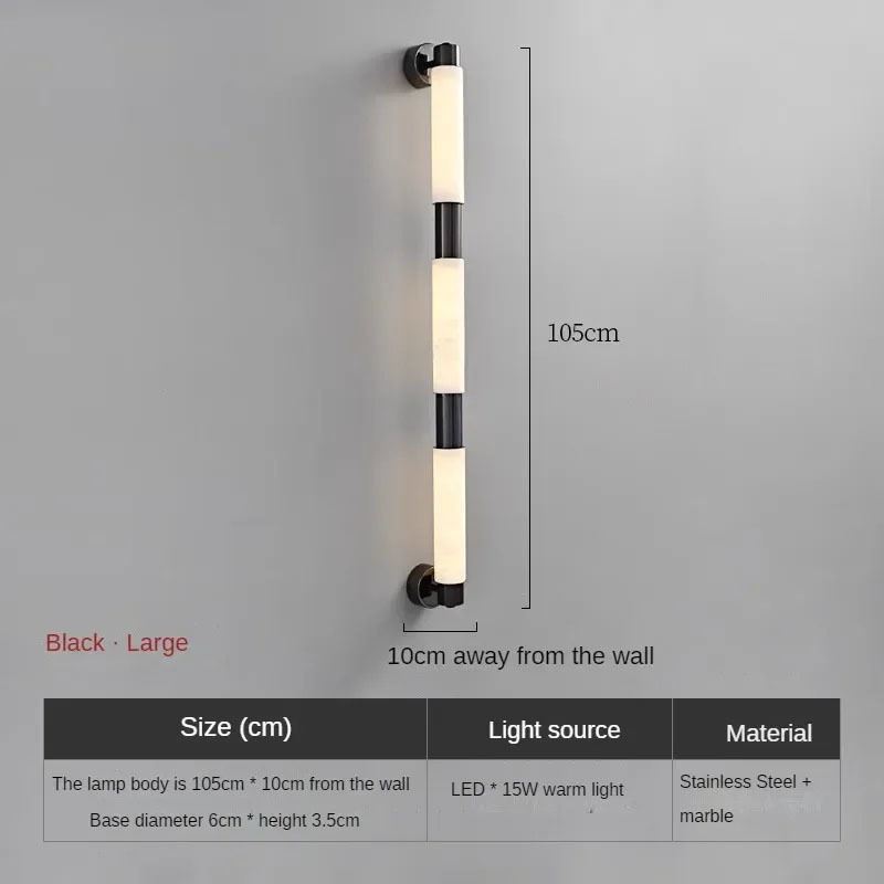 Lamp Modern Luxury Bedroom Bedside Study Bathroom Mirror Front Lamps Villa Entrance Corridor Background Wall Lights