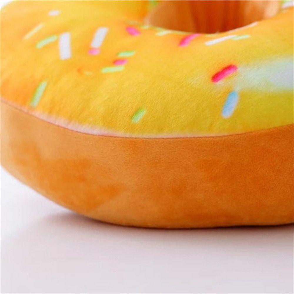Pillow Stuffed Toy Pillow  Cover Donut Plush Toy Donut Stuffed Toys Seat Cushion Pillow Doughnut