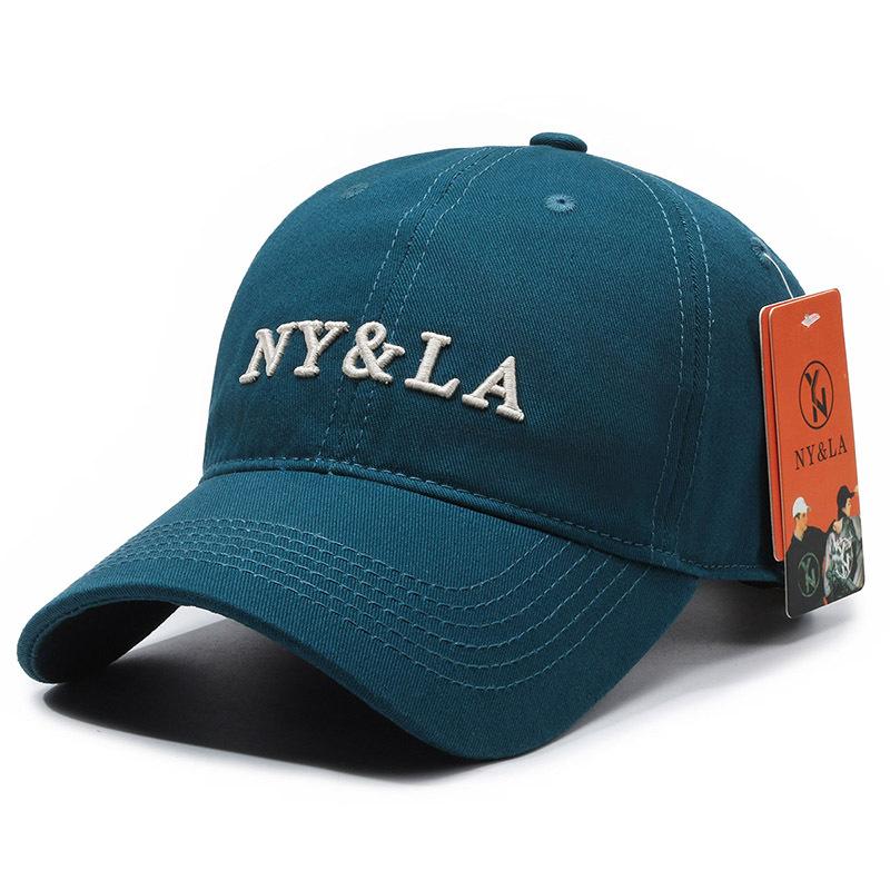 New Embroidery Ball Baseball Cap Sports Sunscreen Men's and Women's Sun Hats Breathable Versatile Casual Duck Tongue
