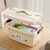 Cute Storage Box Home Cute Cartoon Storage Box Plastic Storage Box Suitcase Desktop Cosmetic Box Medicine Storage Boxes