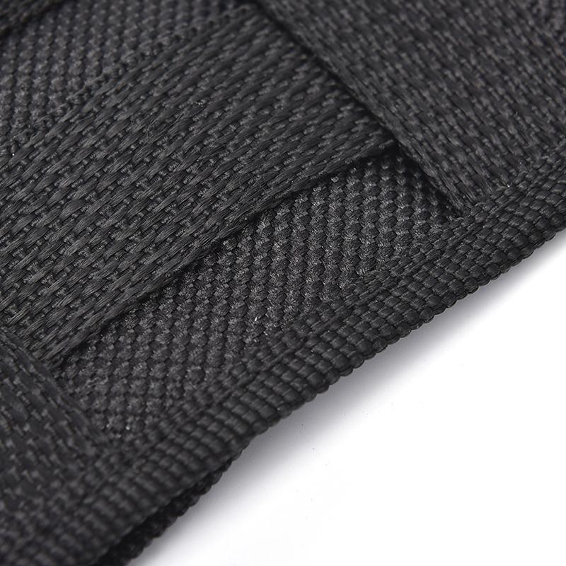 Husă Neagră din Nailon pentru Cuțit, Geantă pentru Cuțit Pliabil, Toc pentru Curea de Scule, Suport pentru Lanternă