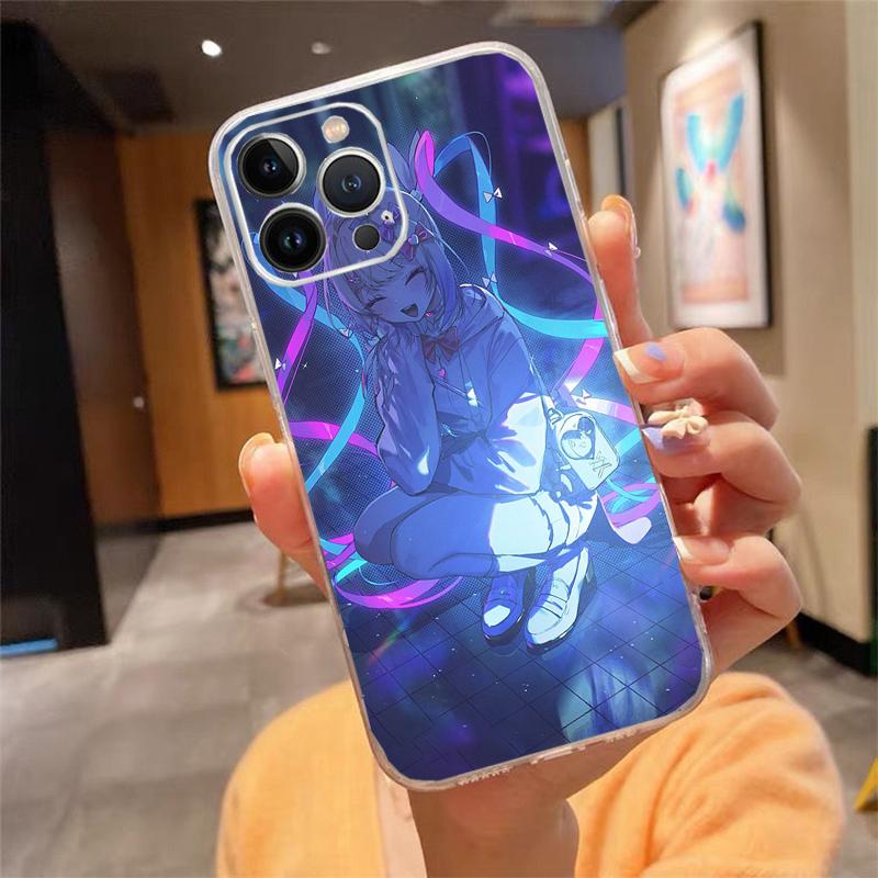Needy Streamer Overload Kangel Transparent Case For iPhone 17 16 15 Promax Phone Case iPhone 14 13 Pro Plus Air Silicone