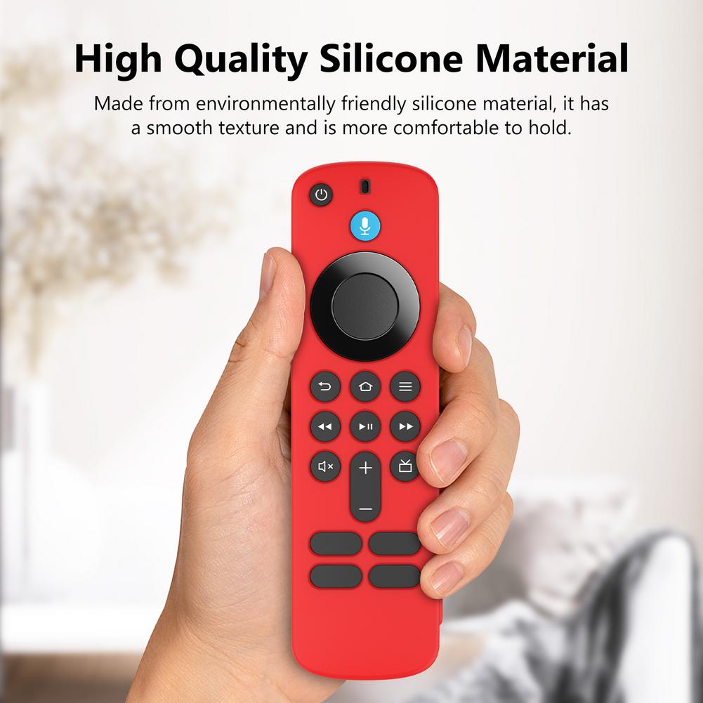 For Fire TV Stick HD/4K Newest Model Anti-drop Dustproof Shockproof Skin Sleeve Antifall with Lanyard Shockproof Soft Shell