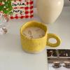 Korean Style Splashing Ink High Value Irregular Ceramic Cup Tea Drinking Cup Household Coffee Cup