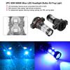 2PC 50W 6500K Blue LED Headlight Bulbs Kit Fog Light Car Driving Lamp