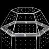 Reptilien Zuchtbox Acryl Mini Vogelspinnen Gehege Volle Transparenz Spinnen Terrarium für Spinnen Vogelspinnen Schnecken Echsen Reptilien