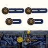 4pcs Adjustable Denim Button Extender, Elastic Waistband Extender, Suitable for Women's Jeans