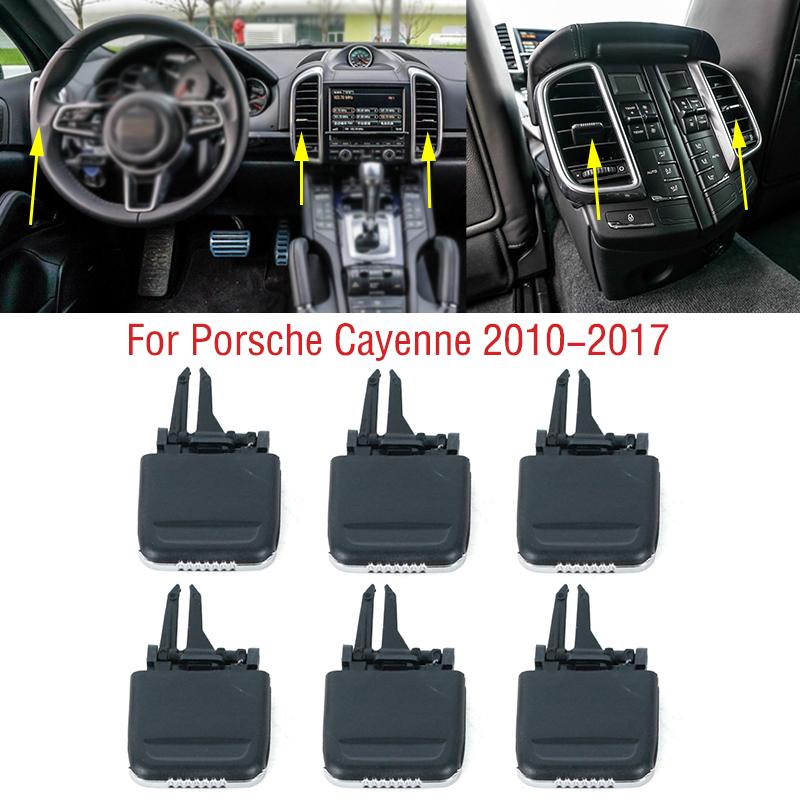 For Porsche Cayenne 2010-2017 Car Front Dashboard Rear Air Conditioner Outlet A/C Air Conditioning Vents Tab Clip Pick