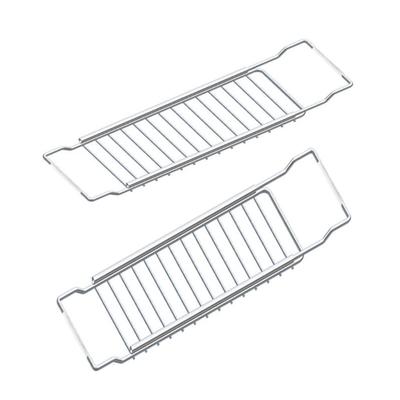 Multifuntional 304Stainless Steel Sink Dish Drainer Expandable Kitchen Organizers Sink Rack Kitchen Accessory for Sink