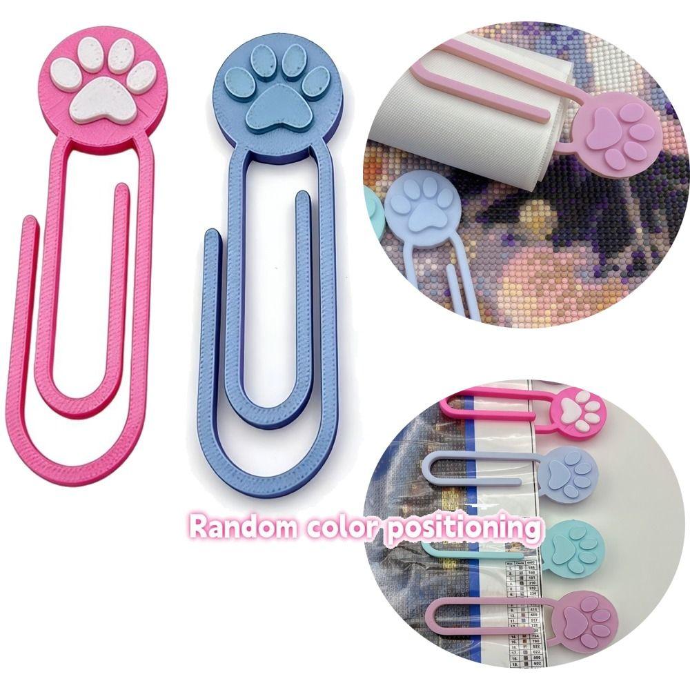 Cat Paw Diamond Painting Canvas Clips Cross Stitch Multi-Color Paper Cover Holder DIY Crafts Multifunction