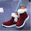 Snow Women Boots Soft Women's Boots Platform Ladies Shoes Fur Keep Warm Boots Ladies New Plus Size Botas Mujer Winter Shoes