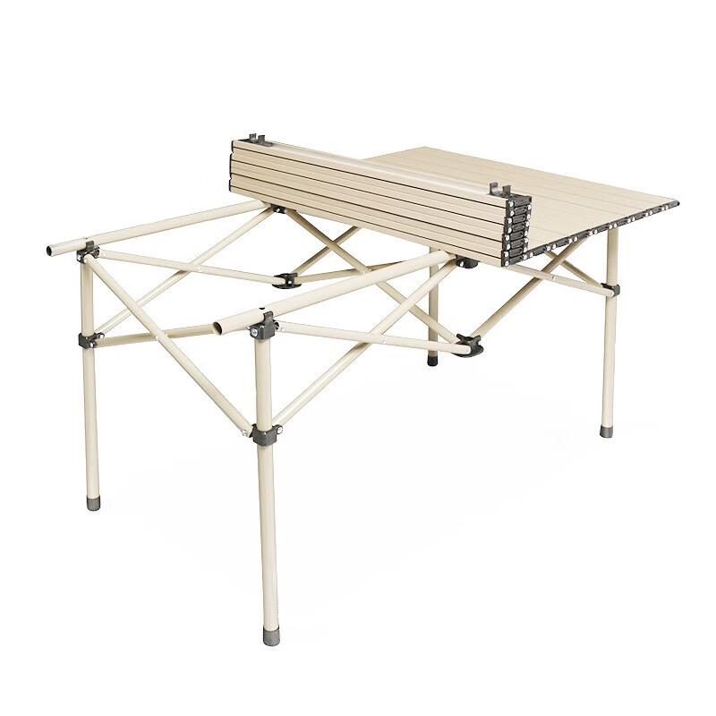 Tri-polar Outdoor Portable Carbon Steel Folding Table