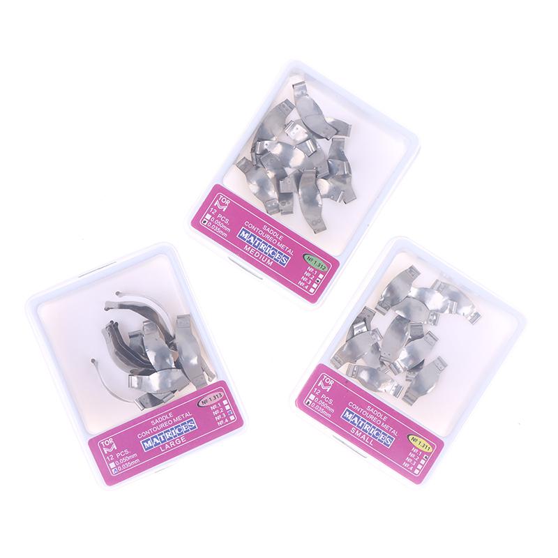 Dental Sectional Contoured Metal Matrices Matrix Band Seperating Ring Dentist Tools Teeth Forming Dental Supplies