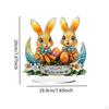 Acrylic Bunnies for Easter Celebration Tabletop Display