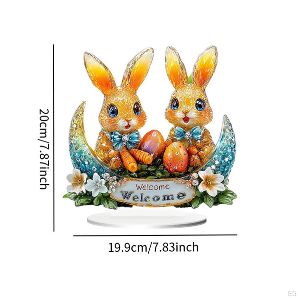 Acrylic Bunnies for Easter Celebration Tabletop Display