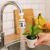 360° Faucet Aerator Chrome White – Water Saving &; Filtration