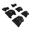 6PCS Adult Protective Gear Set Large Size Nylon Plastic Knee Elbow and Hand Guards for Roller Skiing