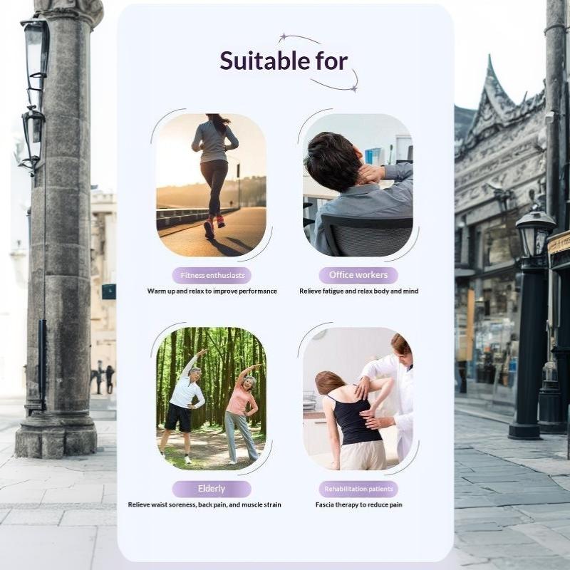 Pp Foot Massage Roller Textured Surface Deep Pain Relief For Home Use Workout Yoga Recovery