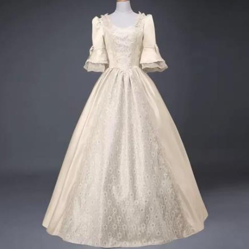 

Женское средневековое платье эпохи Возрождения для формального бала, вечеринки, макси, длинное, дворцовое, костюм для Хэллоуина, косплея, викторианское S