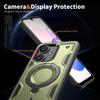 For Xiaomi Redmi 13C 12C 11A Poco C65 C55 4G Case Military Armor Shockproof 360° Rotating Ring Stand TPU Plastic Phone Cover